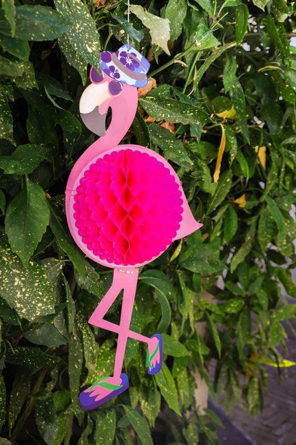 Hawaii Honigwabe Flamingo 58cm