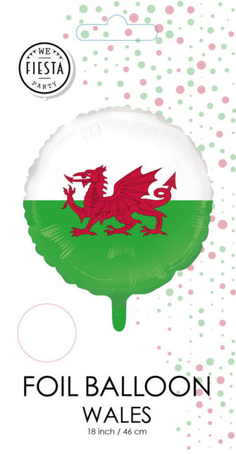 Wales Helium Ballon 45cm