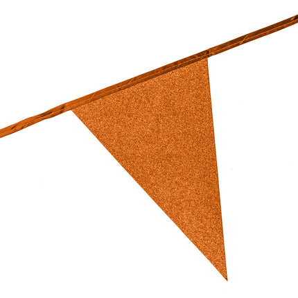 Orange Girlande Glitter 6m