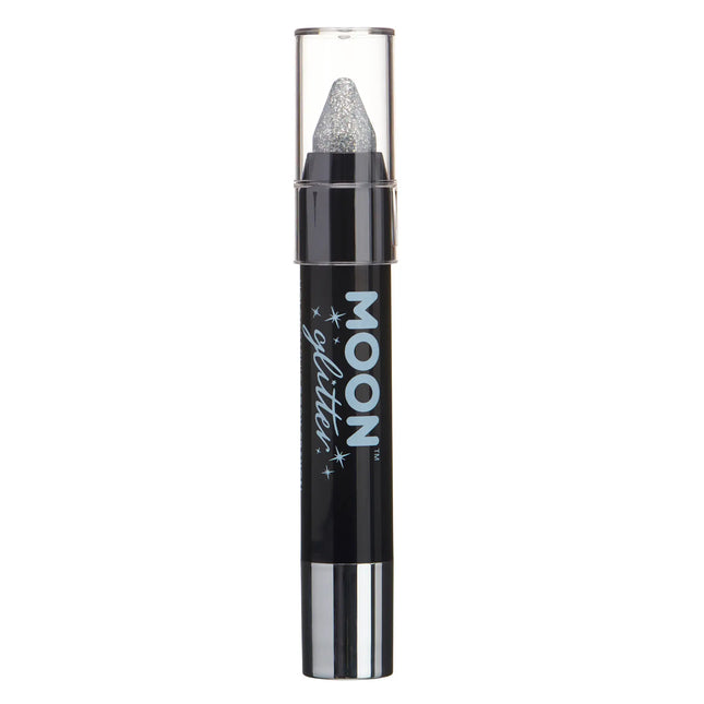 Moon Glitter Holographic Body Crayons Silber 3.2g