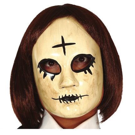 Halloween Maske Kreuz