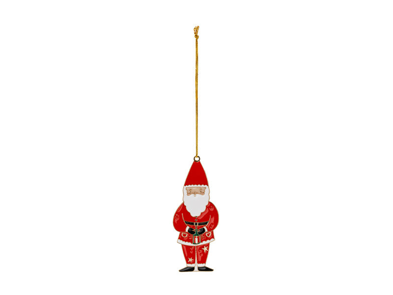 Hängende Dekoration Weihnachtsmann 10cm