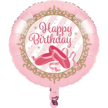 Ballerina Helium Ballon Happy Birthday 44cm