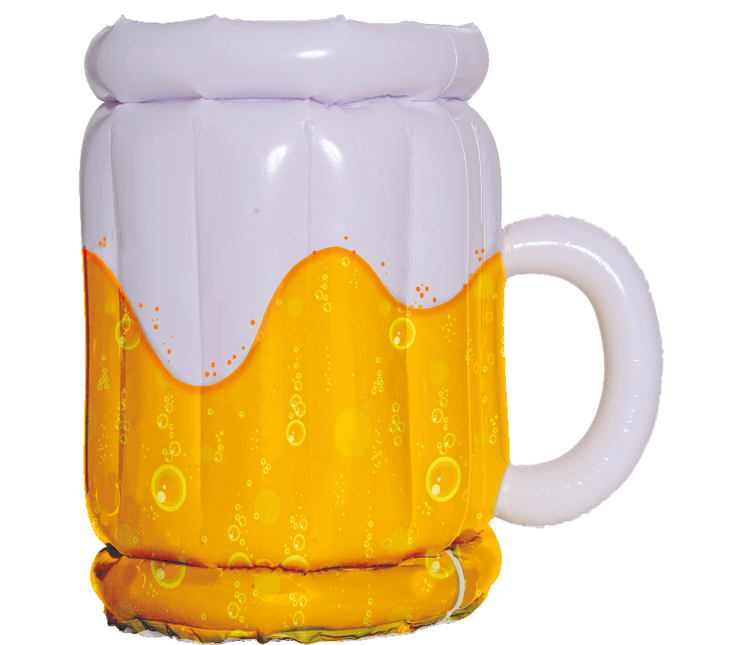 Oktoberfest Bierkrug aufblasbar 45cm