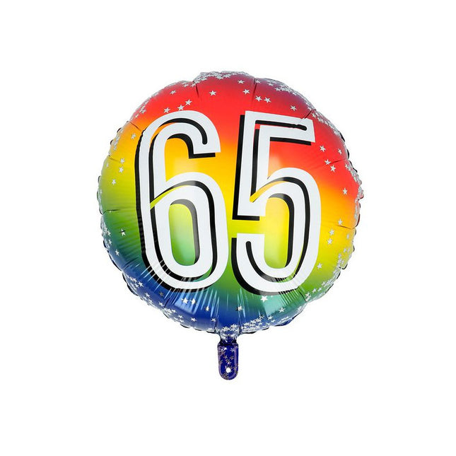 65 Jahre Helium Ballon 45cm