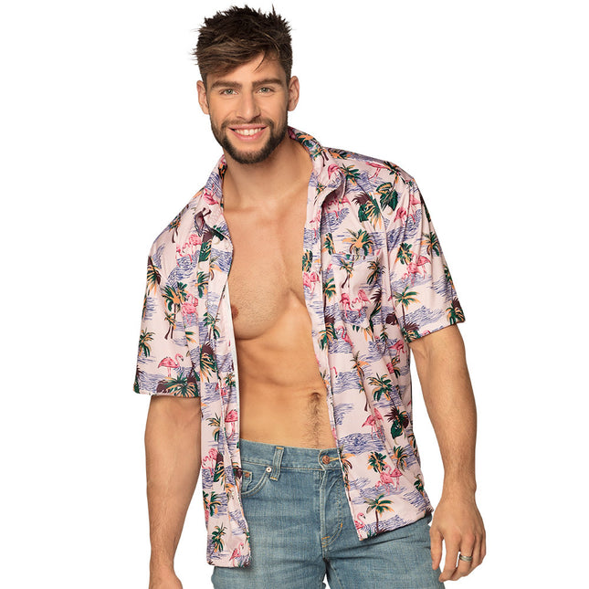 Flamingo Shirt Männer