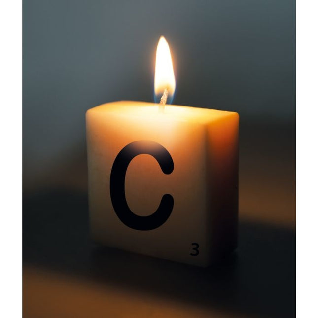 Buchstabe Kerze C 4cm