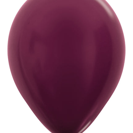 Ballons Metallic Burgund 30cm 50Stk