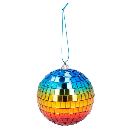 Regenbogen Discoball 8cm 6Stück