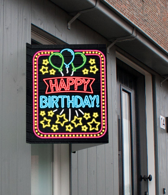 Fensterschild Happy Birthday 60cm