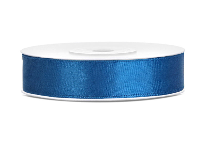 Satinband Blau 12mm 25m