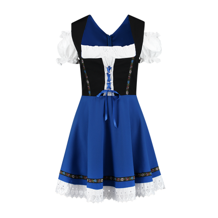 Oktoberfest Dirndlkleid Oktoberfest Schwarz Blau Damen