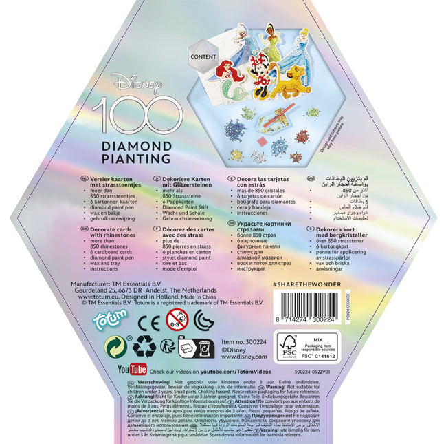 Disney 100 Diamant-Gemälde