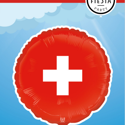 Schweiz Helium Ballon Leer 45cm