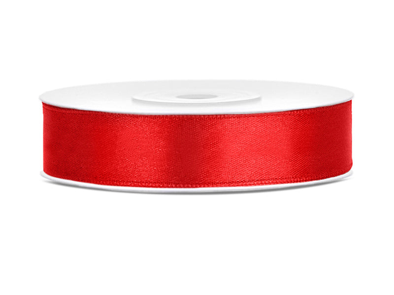 Satinband Rot 12mm 25m