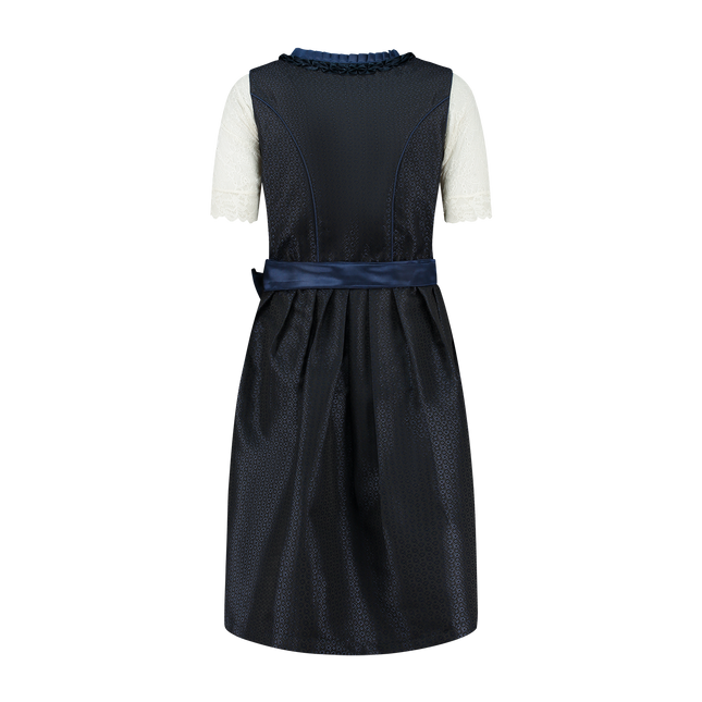 Dunkelblaues Dirndlkleid Oktoberfest Frauen 2 Stück