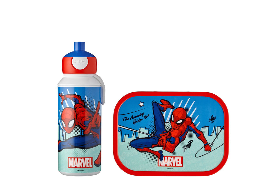 Lunch-Set Campus Trinkflasche+Lunchbox Spiderman