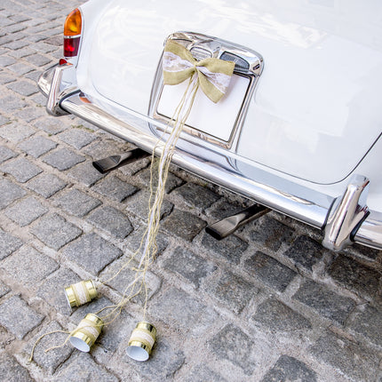 Auto-Deko-Set Hochzeitsschleifen