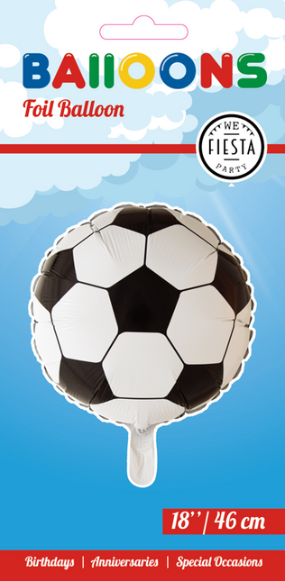 Helium Ballon Fußball 45cm leer