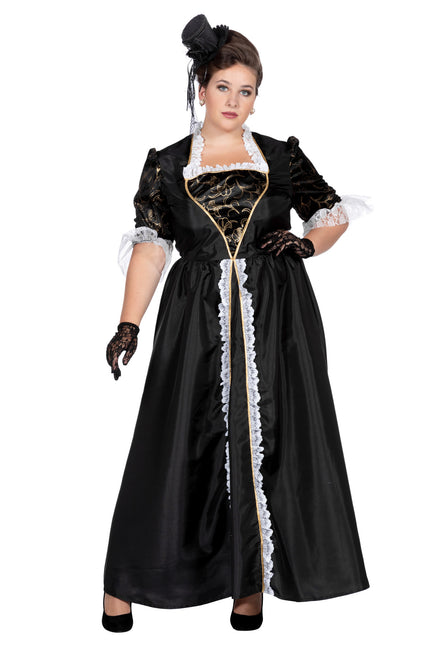 Mittelalterliches Kleid Schwarz