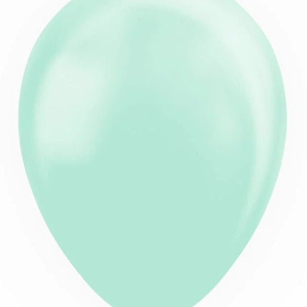 Mintgrüne Luftballons Pastell Macaron 30cm 100Stk.