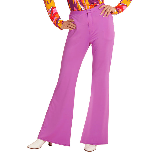 Disco 70S Hose Lila Damen