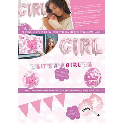 Maternity Girl Party Party Pack