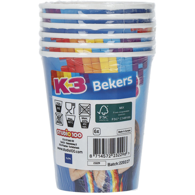 Becher K3 250ml 6Stk