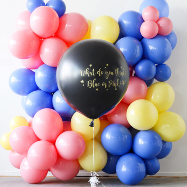 Gender Reveal Ballon Junge Metallic Junge 90cm