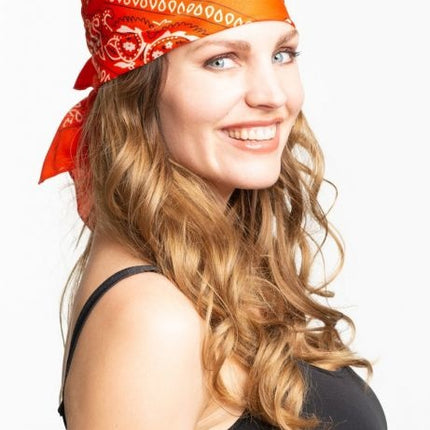 Bandana Traditionell Orange 55cm