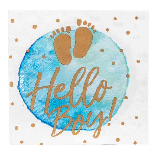 Servietten Hello Boy Papier 33cm