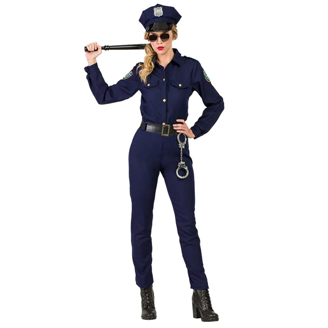 Polizeikostüm Blau Damen