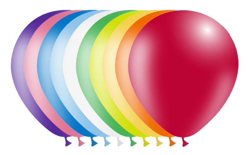 Bunte Ballons 30cm 10Stück