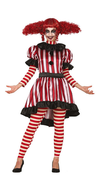 Horror Clown Halloween Kostüm Damen