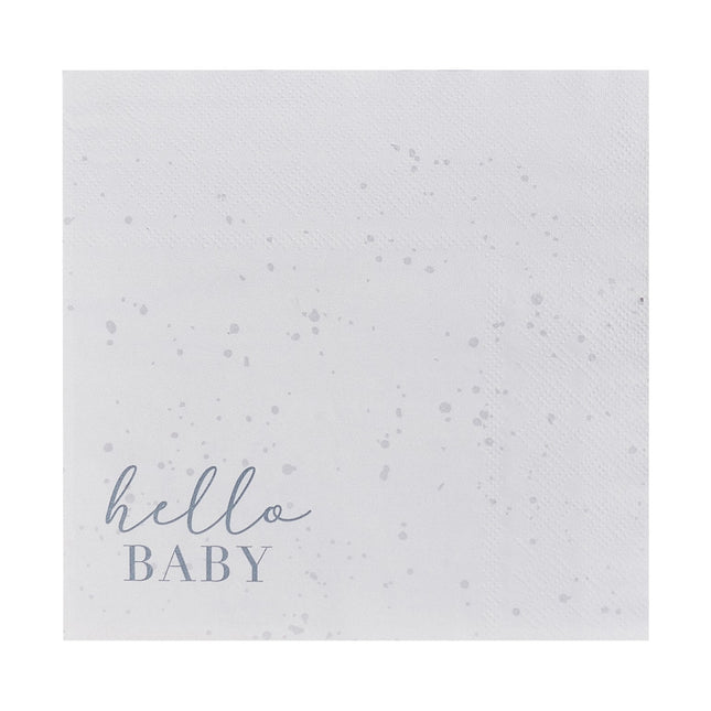 Servietten Hello Baby 16,5cm 16Stk.