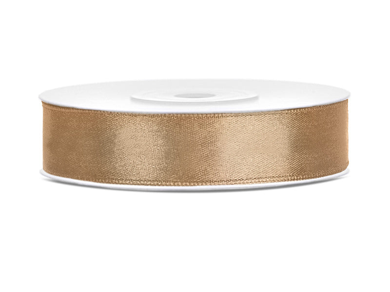 Satinband Gold 12mm 25m