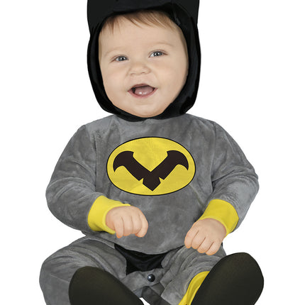 Batman Anzug Grau Baby