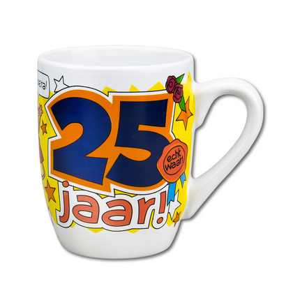 Becher 25 Jahre 12cm