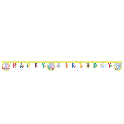 Peppa Pig Buchstabengirlande Happy Birthday 1,2m