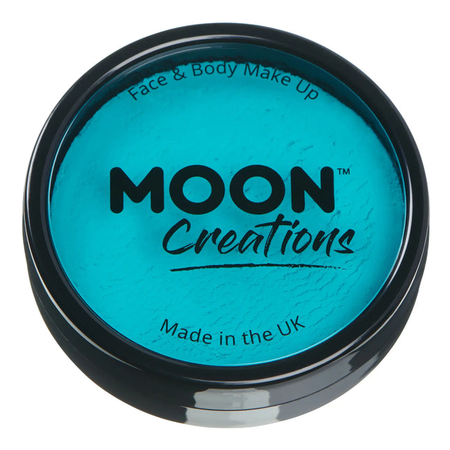 Moon Creations Pro Face Paint Kuchentöpfe Türkis 36g