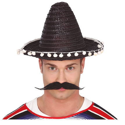 Sombrero Schwarz 33cm