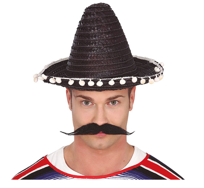 Sombrero Schwarz 33cm