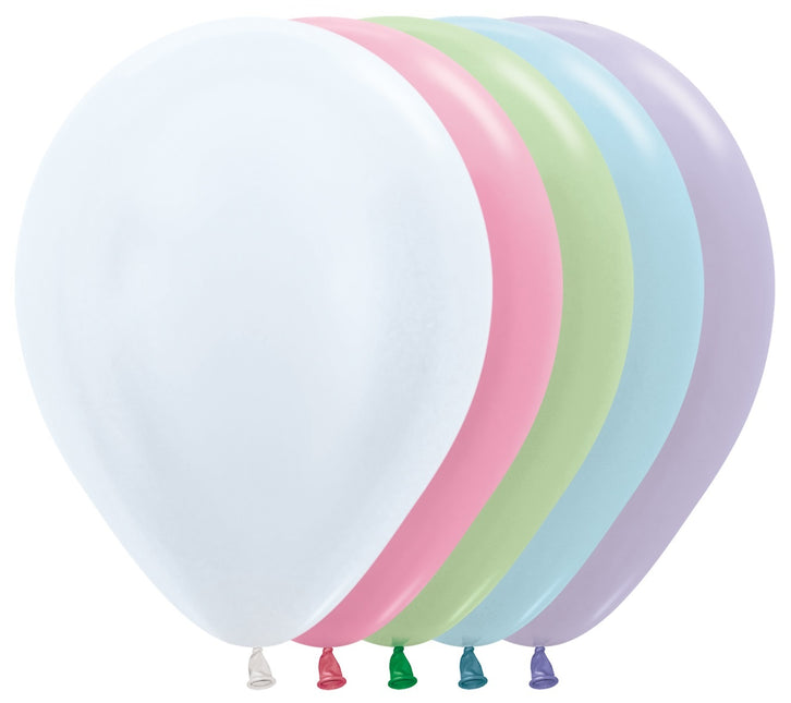 Ballons Pearl Mix 30cm 50Stk