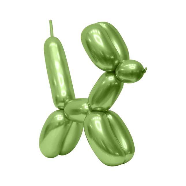 Grüne Modellierballons 100 Stck.