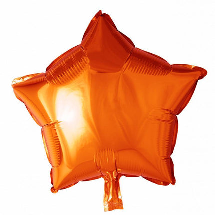 Heliumballon Star Orange 46cm leer