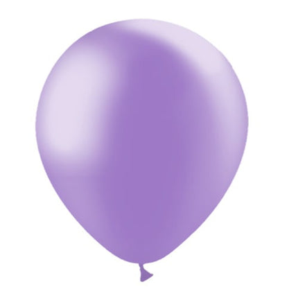 Fliederfarbene Ballons Metallic 30cm 50Stk.