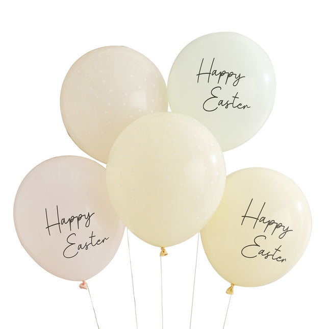 Ostern Ballons Frohe Ostern 30cm 5Stück