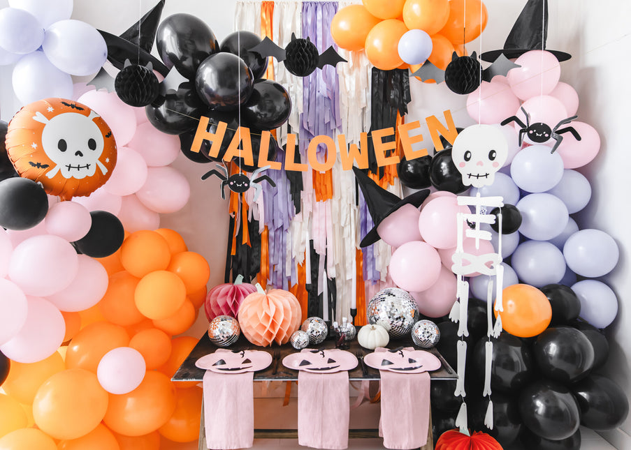 Halloween Helium Ballon Totenkopf Leer 45cm