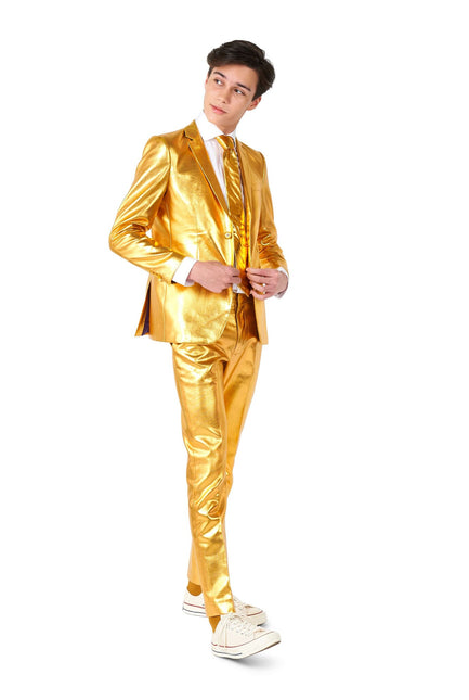 Gold Suit Boy Teen OppoSuits