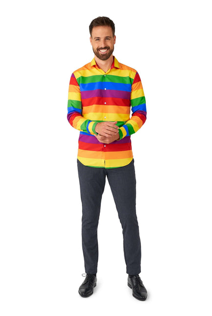 Regenbogen Shirt Männer Suitmeister